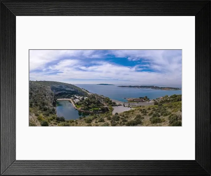 Framed Print : Athens Greece riviera coast, Vouliagmeni Framed Print : Athens Greece riviera coast, Vouliagmeni