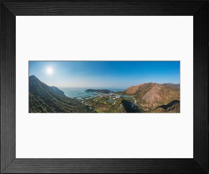 Framed Print : Aerial Panorama view of Tai O, the famous travel destination in Hong Kong, daytime, outdoor Framed Print : Aerial Panorama view of Tai O, the famous travel destination in Hong Kong, daytime, outdoor