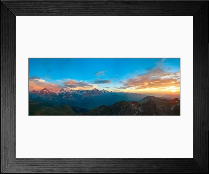 Framed Print : Aerial view of Schreckhorn, Eiger Framed Print : Aerial view of Schreckhorn, Eiger