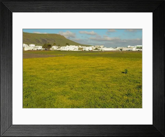 Framed Print : View of Maguez at Lanzarote on Canary island in Spain Framed Print : View of Maguez at Lanzarote on Canary island in Spain