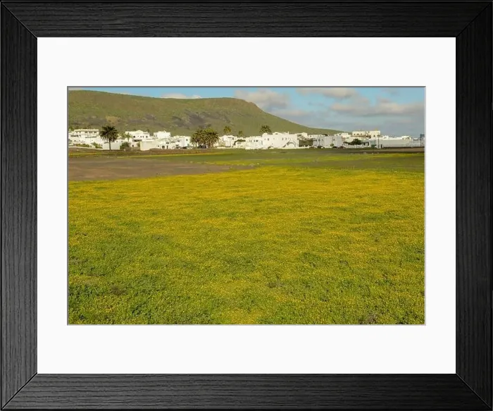 Framed Print : View of Maguez at Lanzarote on Canary island in Spain Framed Print : View of Maguez at Lanzarote on Canary island in Spain