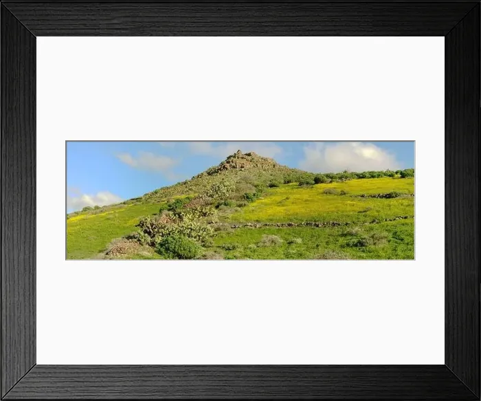 Framed Print : Landscape near Haria at Lanzarote on Canary island in Spain Framed Print : Landscape near Haria at Lanzarote on Canary island in Spain