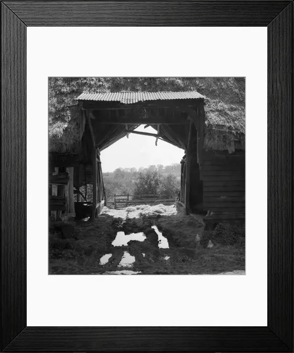 Framed Print : A barn in the villages of Linton. England, 1972 Framed Print : A barn in the villages of Linton. England, 1972