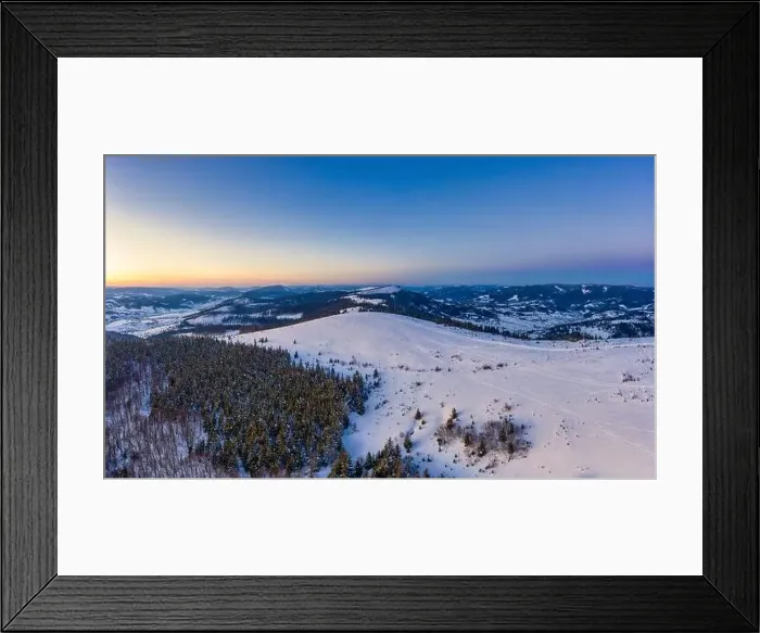 Framed Print : Wonderful landscapes of the Carpathian mountains covered with the first snow in Ukraine near the village of Pylypets Framed Print : Wonderful landscapes of the Carpathian mountains covered with the first snow in Ukraine near the village of Pylypets