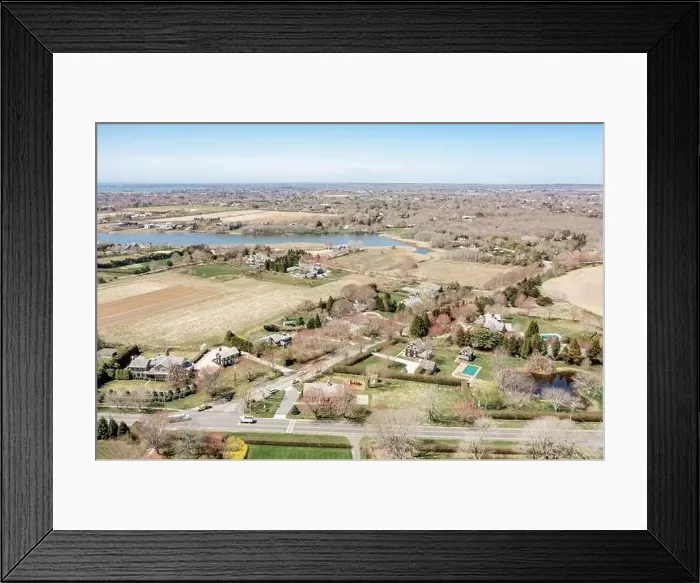 Framed Print : Aerial view of Sagaponack Framed Print : Aerial view of Sagaponack
