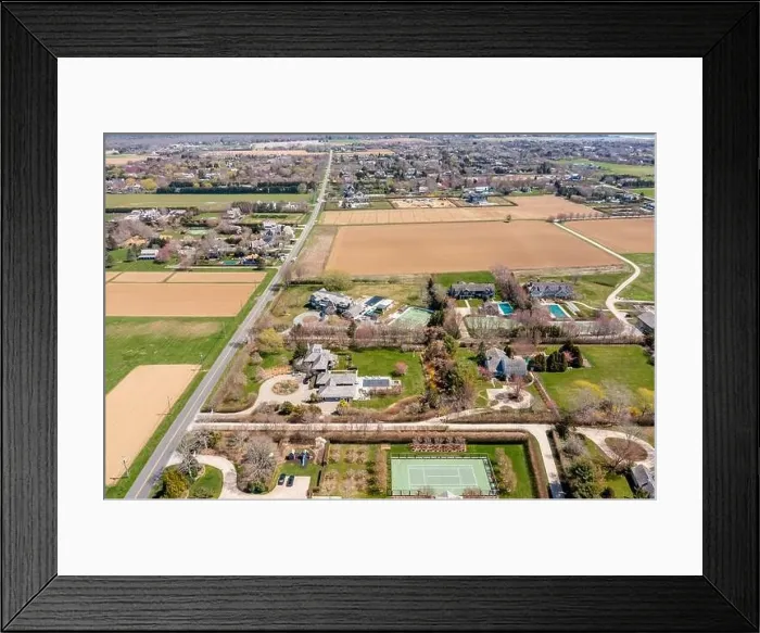 Framed Print : Aerial view of Sagaponack Framed Print : Aerial view of Sagaponack