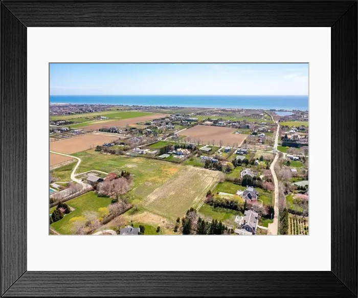 Framed Print : Aerial view of Sagaponack Framed Print : Aerial view of Sagaponack