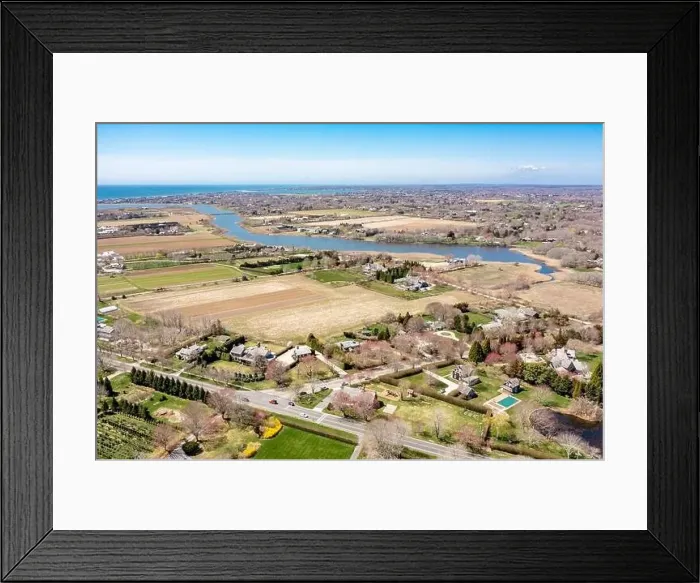 Framed Print : Aerial view of Sagaponack Framed Print : Aerial view of Sagaponack