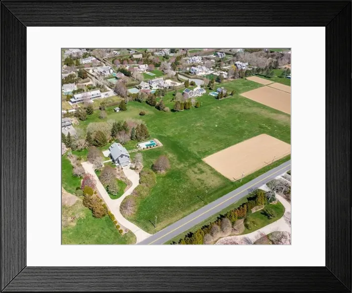 Framed Print : Aerial view of Sagaponack Framed Print : Aerial view of Sagaponack
