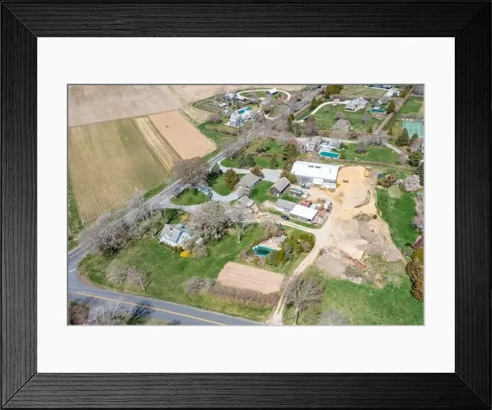 Framed Print : Aerial view of Sagaponack Framed Print : Aerial view of Sagaponack
