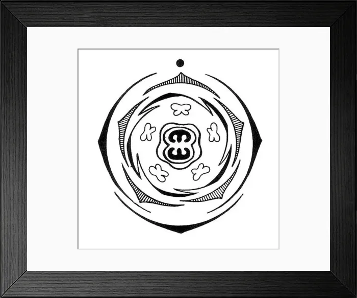 Framed Print : Representative flower diagram of plant family Convolvulaceae Framed Print : Representative flower diagram of plant family Convolvulaceae
