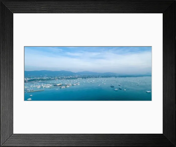 Framed Print : Aerial view drone shot of panorama Chalong bay in phuket island beautiful island in thailand Amazing High angle view Framed Print : Aerial view drone shot of panorama Chalong bay in phuket island beautiful island in thailand Amazing High angle view