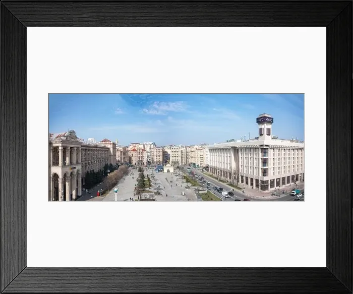 Framed Print : Kyiv, Ukraine - April 1, 2021: The Trade Unions Building, or Budynok Profspilok in Kyiv Framed Print : Kyiv, Ukraine - April 1, 2021: The Trade Unions Building, or Budynok Profspilok in Kyiv
