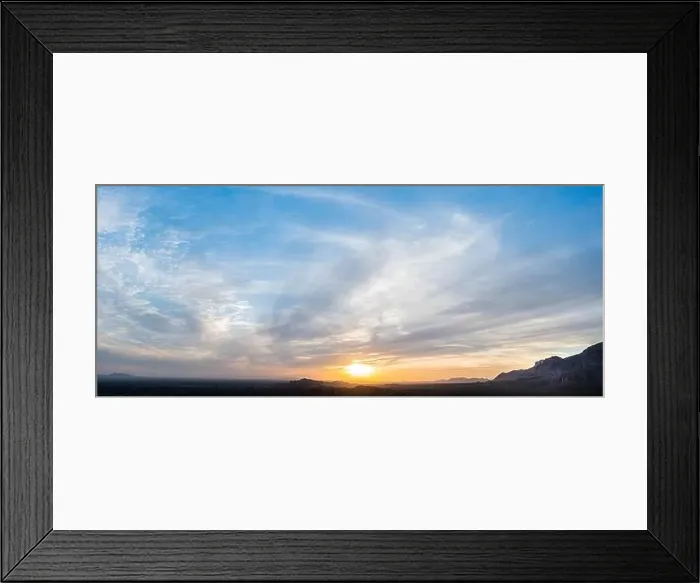 Framed Print : Sunset In the desert east of Phoenix Arizona Framed Print : Sunset In the desert east of Phoenix Arizona