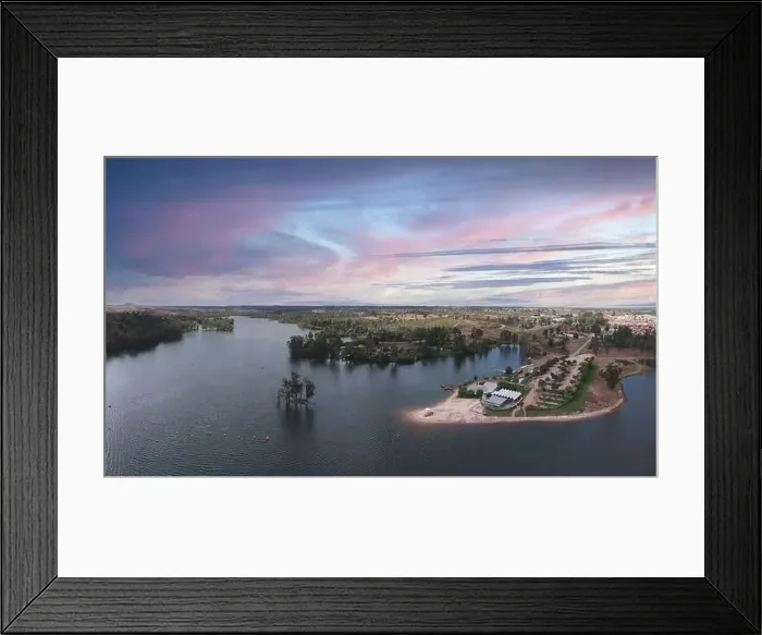 Framed Print : Aerial view from a lake with a beach. Mina de Sao Domingos, Alentejo Portuga Framed Print : Aerial view from a lake with a beach. Mina de Sao Domingos, Alentejo Portuga