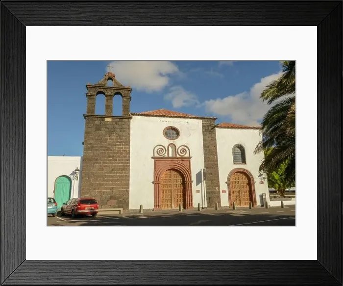 Framed Print : Teguise, Spain - 20 January 2021: the colonial town of Teguise at the Canary island on Lanzarote in Spain Framed Print : Teguise, Spain - 20 January 2021: the colonial town of Teguise at the Canary island on Lanzarote in Spain