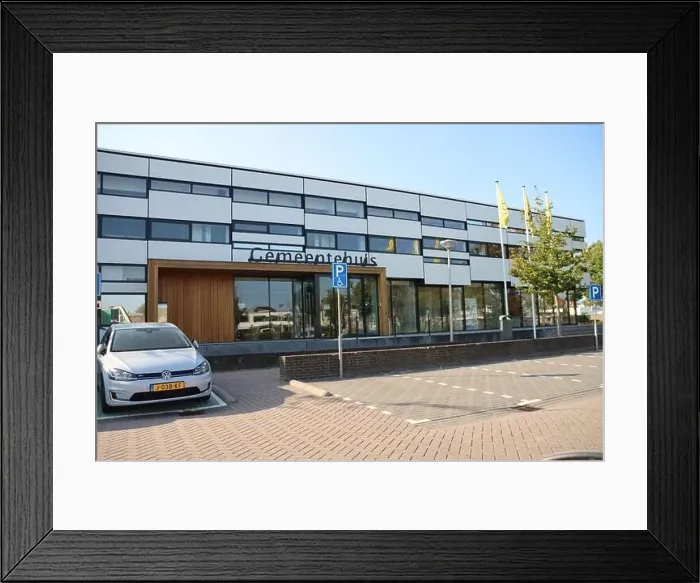 Framed Print : Town hall of the municipality of Waddinxveen made in an old branch of the Hema in the NEterlands Framed Print : Town hall of the municipality of Waddinxveen made in an old branch of the Hema in the NEterlands