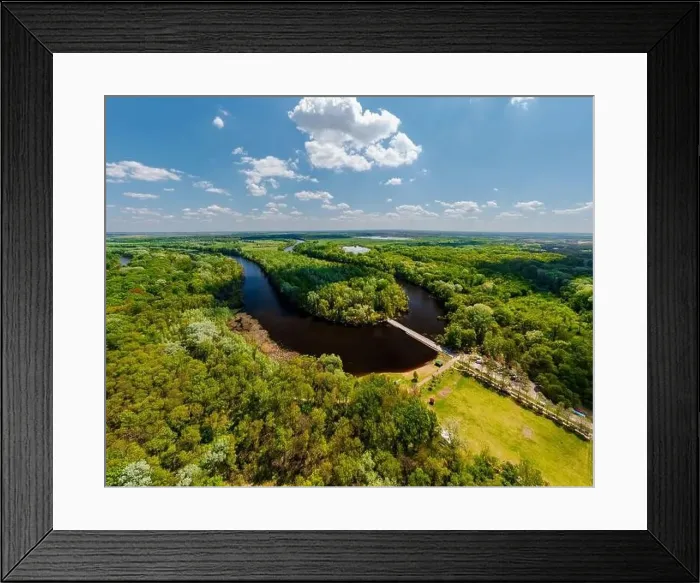 Framed Print : Backwater of Tisza river in Hungary Framed Print : Backwater of Tisza river in Hungary