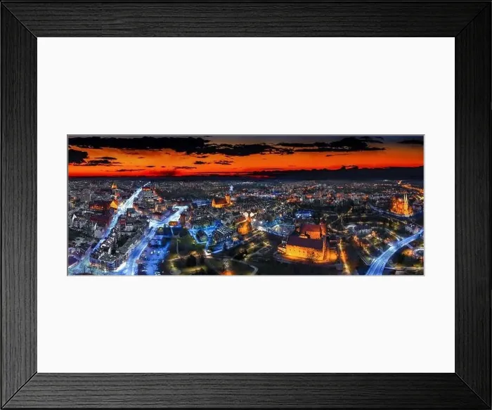 Framed Print : the city of Olsztyn in north-eastern Poland Framed Print : the city of Olsztyn in north-eastern Poland