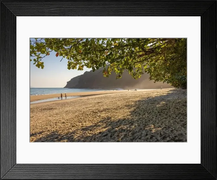 Framed Print : Beach landscape seen from the top Framed Print : Beach landscape seen from the top