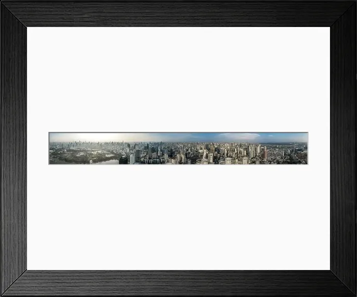 Framed Print : Aerial view of Bangkok Asoke, Khlong Toey during covid lockdown, Thailand Framed Print : Aerial view of Bangkok Asoke, Khlong Toey during covid lockdown, Thailand