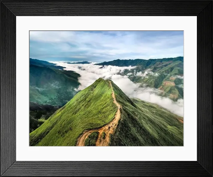 Framed Print : The majestic of Ta Xua mountain. This is a very famous tourist destination in Son La province. Viet Nam Framed Print : The majestic of Ta Xua mountain. This is a very famous tourist destination in Son La province. Viet Nam