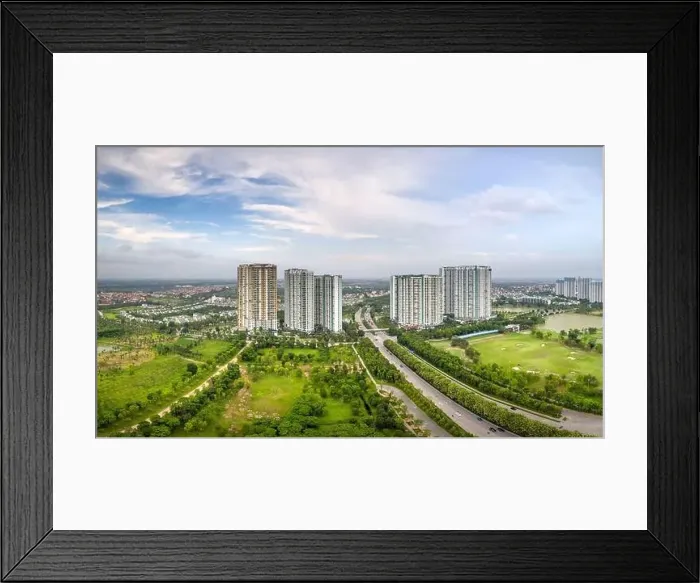 Framed Print : Eco-Park residential area, Hung Yen Framed Print : Eco-Park residential area, Hung Yen