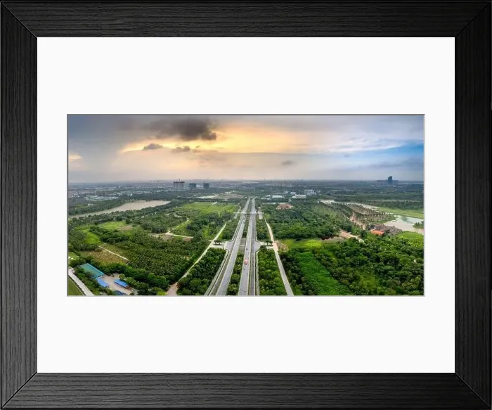 Framed Print : Eco-Park residential area, Hung Yen Framed Print : Eco-Park residential area, Hung Yen