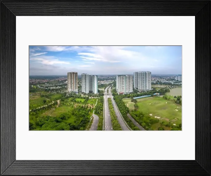 Framed Print : Eco-Park residential area, Hung Yen Framed Print : Eco-Park residential area, Hung Yen