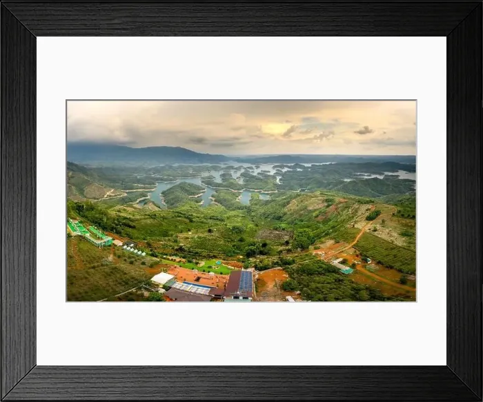 Framed Print : Gia Nghia Town, Dak Nong Province Framed Print : Gia Nghia Town, Dak Nong Province