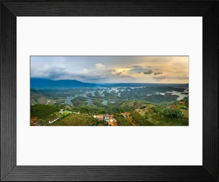 Framed Print : Gia Nghia Town, Dak Nong Province Framed Print : Gia Nghia Town, Dak Nong Province