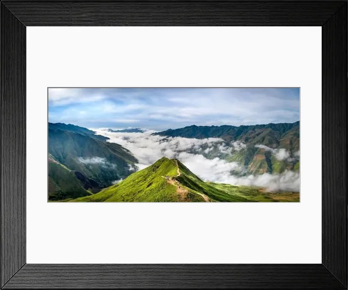 Framed Print : The majestic of Ta Xua mountain. This is a very famous tourist destination in Son La province. Viet Nam Framed Print : The majestic of Ta Xua mountain. This is a very famous tourist destination in Son La province. Viet Nam