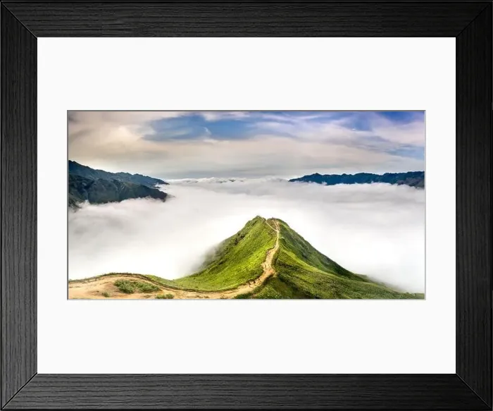 Framed Print : The majestic of Ta Xua mountain. This is a very famous tourist destination in Son La province. Viet Nam Framed Print : The majestic of Ta Xua mountain. This is a very famous tourist destination in Son La province. Viet Nam