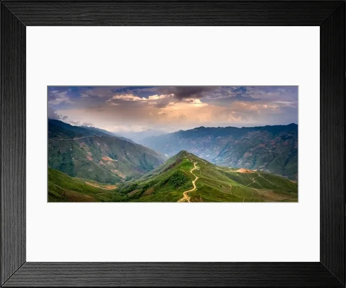 Framed Print : The majestic of Ta Xua mountain. This is a very famous tourist destination in Son La province. Viet Nam Framed Print : The majestic of Ta Xua mountain. This is a very famous tourist destination in Son La province. Viet Nam