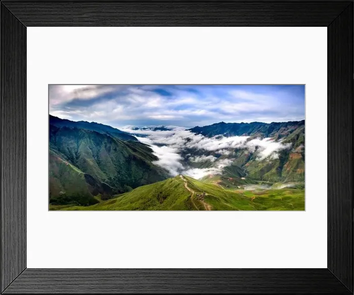 Framed Print : The majestic of Ta Xua mountain. This is a very famous tourist destination in Son La province. Viet Nam Framed Print : The majestic of Ta Xua mountain. This is a very famous tourist destination in Son La province. Viet Nam