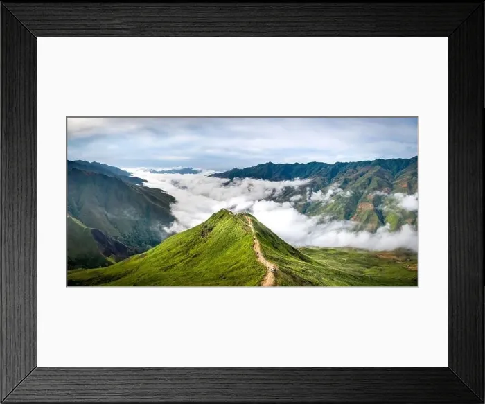 Framed Print : The majestic of Ta Xua mountain. This is a very famous tourist destination in Son La province. Viet Nam Framed Print : The majestic of Ta Xua mountain. This is a very famous tourist destination in Son La province. Viet Nam