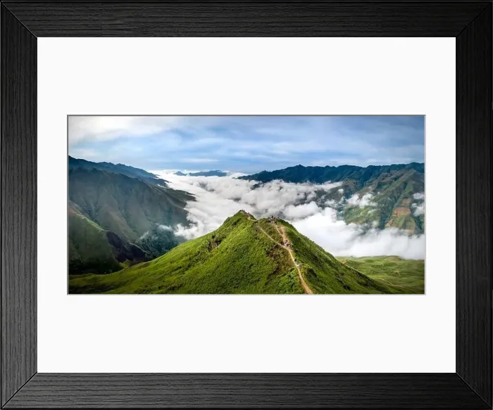 Framed Print : The majestic of Ta Xua mountain. This is a very famous tourist destination in Son La province. Viet Nam Framed Print : The majestic of Ta Xua mountain. This is a very famous tourist destination in Son La province. Viet Nam