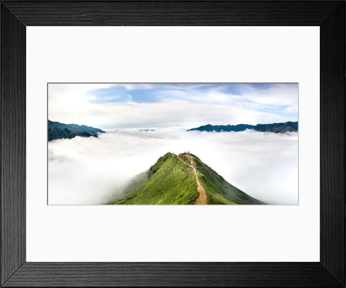 Framed Print : The majestic of Ta Xua mountain. This is a very famous tourist destination in Son La province. Viet Nam Framed Print : The majestic of Ta Xua mountain. This is a very famous tourist destination in Son La province. Viet Nam