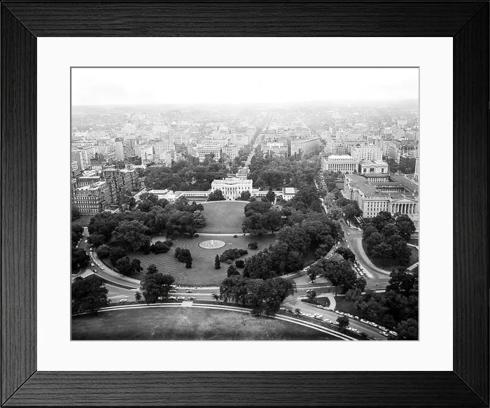 Framed Print : Aerial photo of Washington, D.C Framed Print : Aerial photo of Washington, D.C