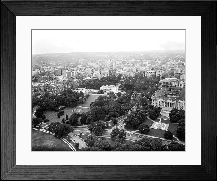 Framed Print : Aerial photo of Washington, D.C Framed Print : Aerial photo of Washington, D.C