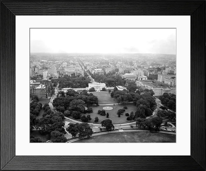 Framed Print : Aerial photo of Washington, D.C Framed Print : Aerial photo of Washington, D.C