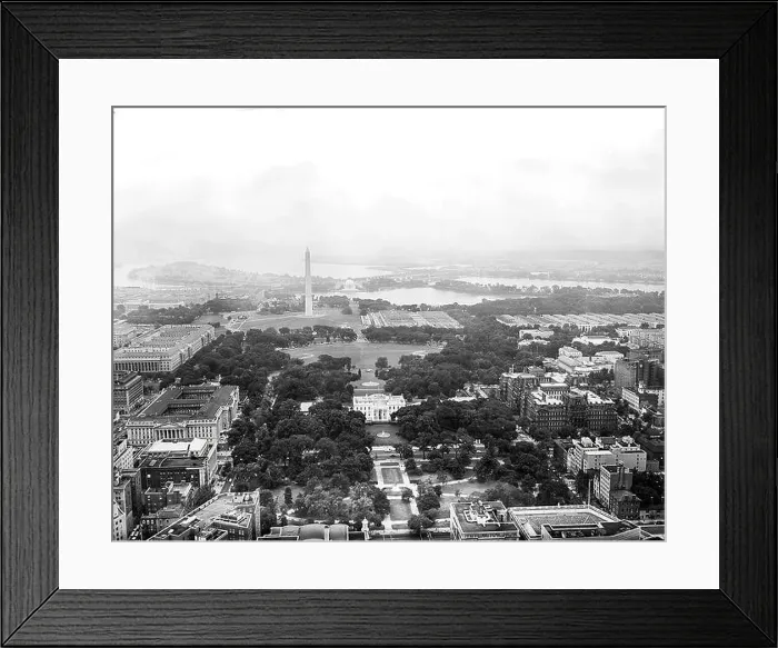 Framed Print : Aerial photo of Washington, D.C Framed Print : Aerial photo of Washington, D.C