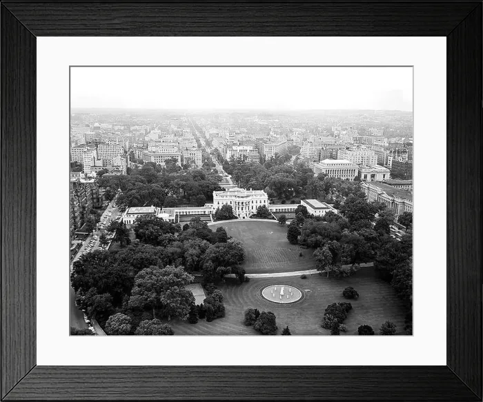 Framed Print : Aerial photo of Washington, D.C Framed Print : Aerial photo of Washington, D.C