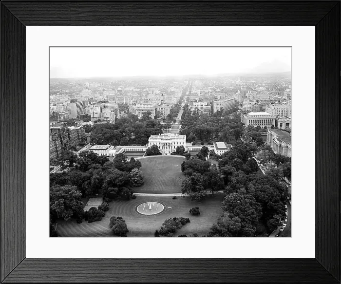 Framed Print : Aerial photo of Washington, D.C Framed Print : Aerial photo of Washington, D.C