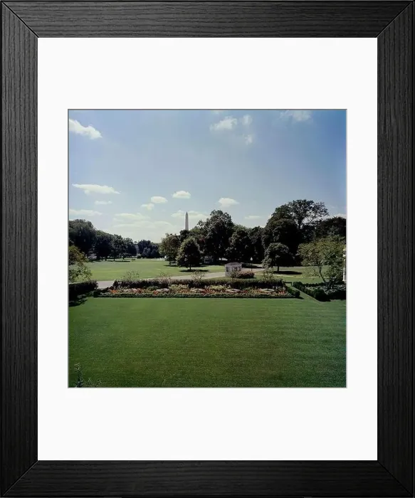 Framed Print : The White House Rose Garden, August 24 Framed Print : The White House Rose Garden, August 24