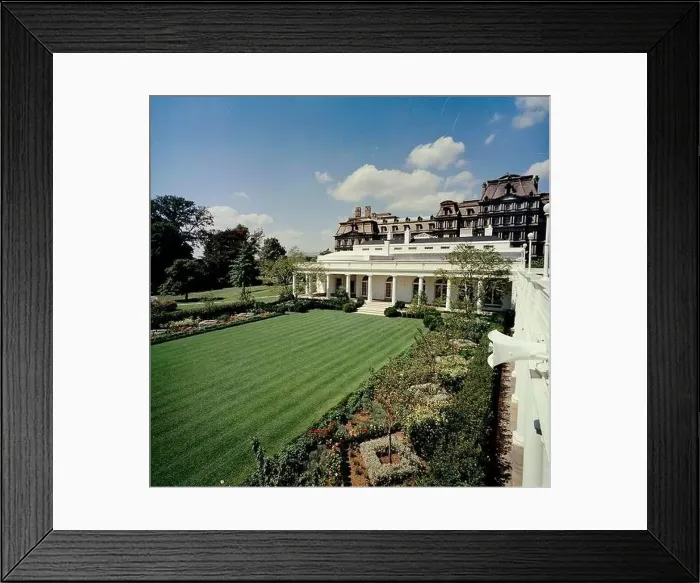 Framed Print : The White House Rose Garden, August 24 Framed Print : The White House Rose Garden, August 24