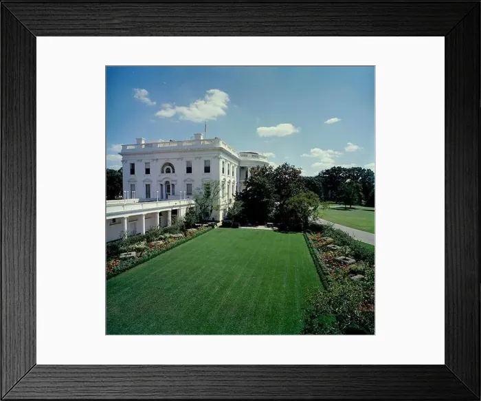 Framed Print : The White House Rose Garden, August 24 Framed Print : The White House Rose Garden, August 24