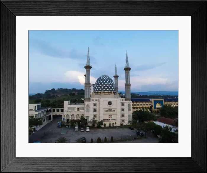 Framed Print : Aerial view of modern Andalusia Mosque in bogor. Bogor, May 31, 2021 Framed Print : Aerial view of modern Andalusia Mosque in bogor. Bogor, May 31, 2021