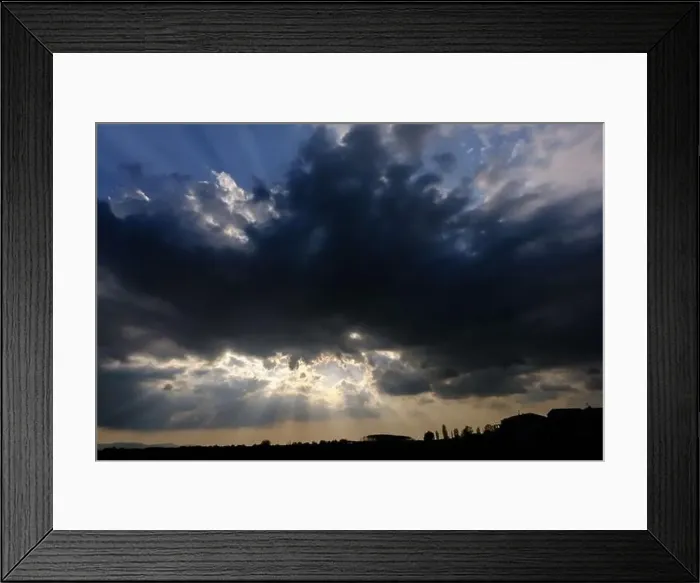 Framed Print : Sunset in Tuscany Framed Print : Sunset in Tuscany