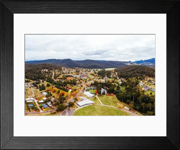 Framed Print : View Over Marysville in Australia Framed Print : View Over Marysville in Australia